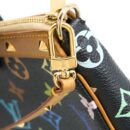 AAA Replica Louis Vuitton LV VINTAGE POCHETTE ACCESSORIES MONOGRAM CANVAS BLACK/MULTICOLOUR GHW