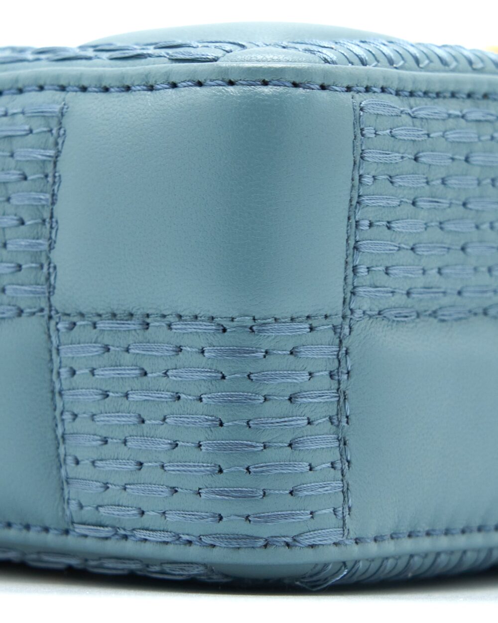 AAA Replica Louis Vuitton LV TROCA PM DAMIER QUILT LAMBSKIN LIGHT BLUE GHW (NEW VERSION)