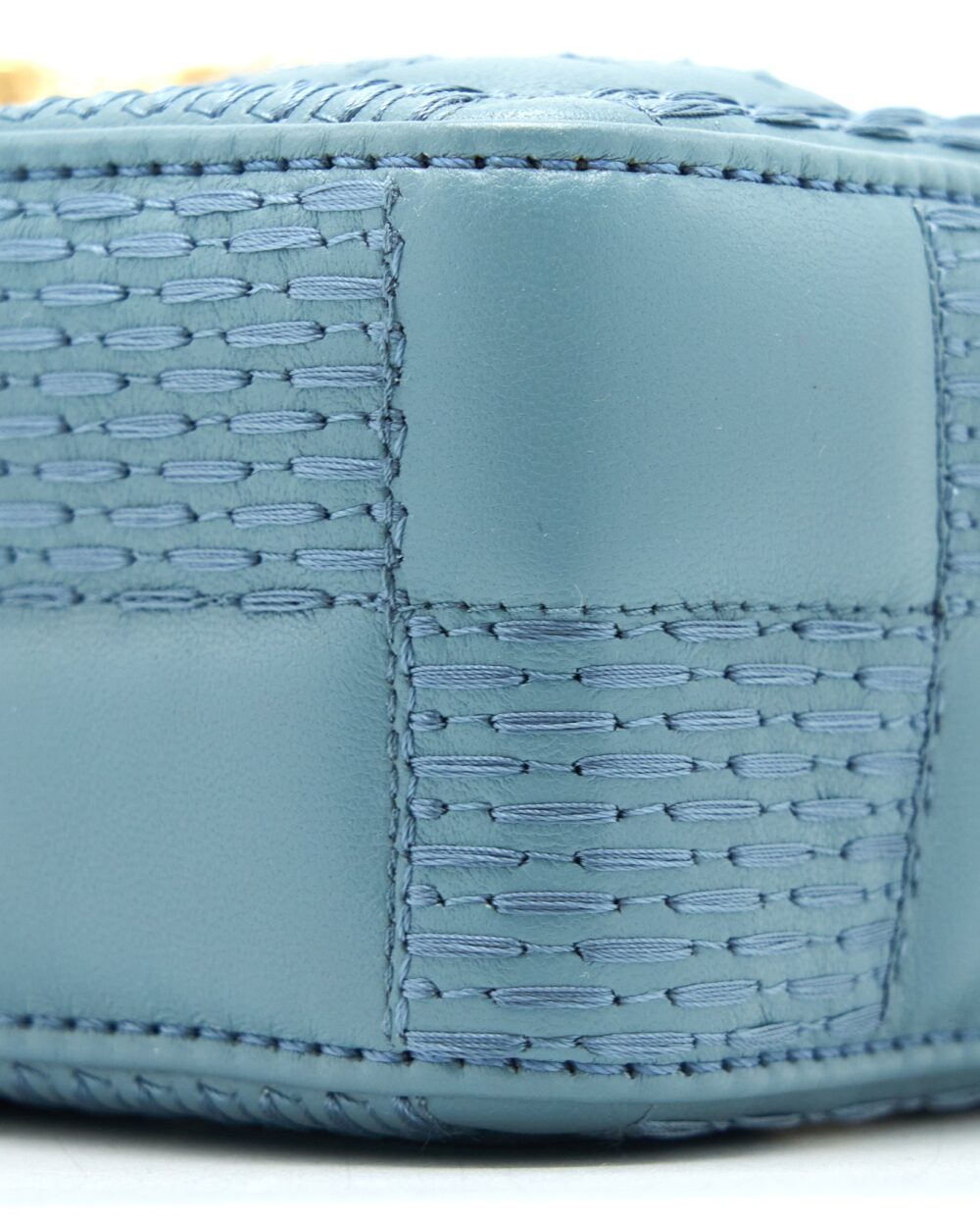 AAA Replica Louis Vuitton LV TROCA PM DAMIER QUILT LAMBSKIN LIGHT BLUE GHW (NEW VERSION)