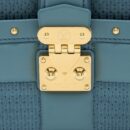AAA Replica Louis Vuitton LV TROCA PM DAMIER QUILT LAMBSKIN LIGHT BLUE GHW (NEW VERSION)