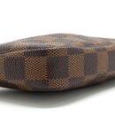 AAA Replica Louis Vuitton LV MINI POCHETTE ACCESSORIES DAMIER EBENE CANVAS GHW
