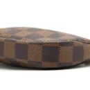 AAA Replica Louis Vuitton LV MINI POCHETTE ACCESSORIES DAMIER EBENE CANVAS GHW