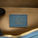 AAA Replica Louis Vuitton LV TROCA PM DAMIER QUILT LAMBSKIN LIGHT BLUE GHW (NEW VERSION)