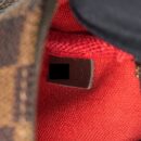 AAA Replica Louis Vuitton LV MINI POCHETTE ACCESSORIES DAMIER EBENE CANVAS GHW