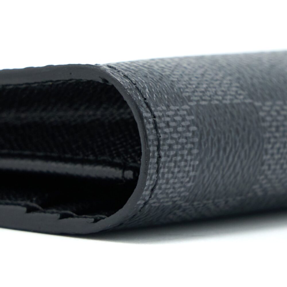 AAA Replica Louis Vuitton LV BRAZZA WALLET DAMIER GRAPHITE CANVAS