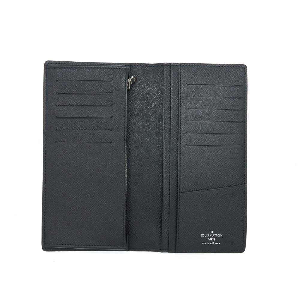 AAA Replica Louis Vuitton LV BRAZZA WALLET DAMIER GRAPHITE CANVAS