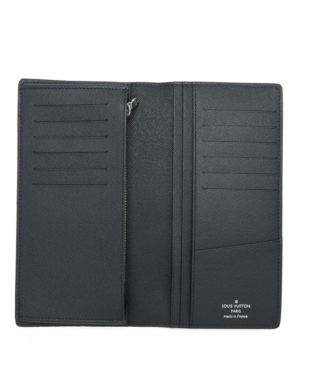 AAA Replica Louis Vuitton LV BRAZZA WALLET DAMIER GRAPHITE CANVAS