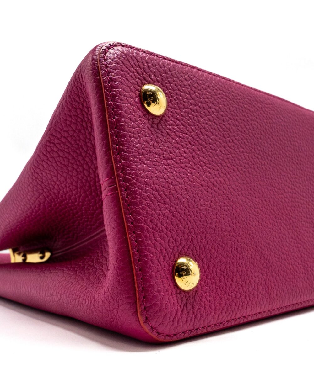 AAA Replica Louis Vuitton LV CAPUCINES GM TAURILLON PINK GHW