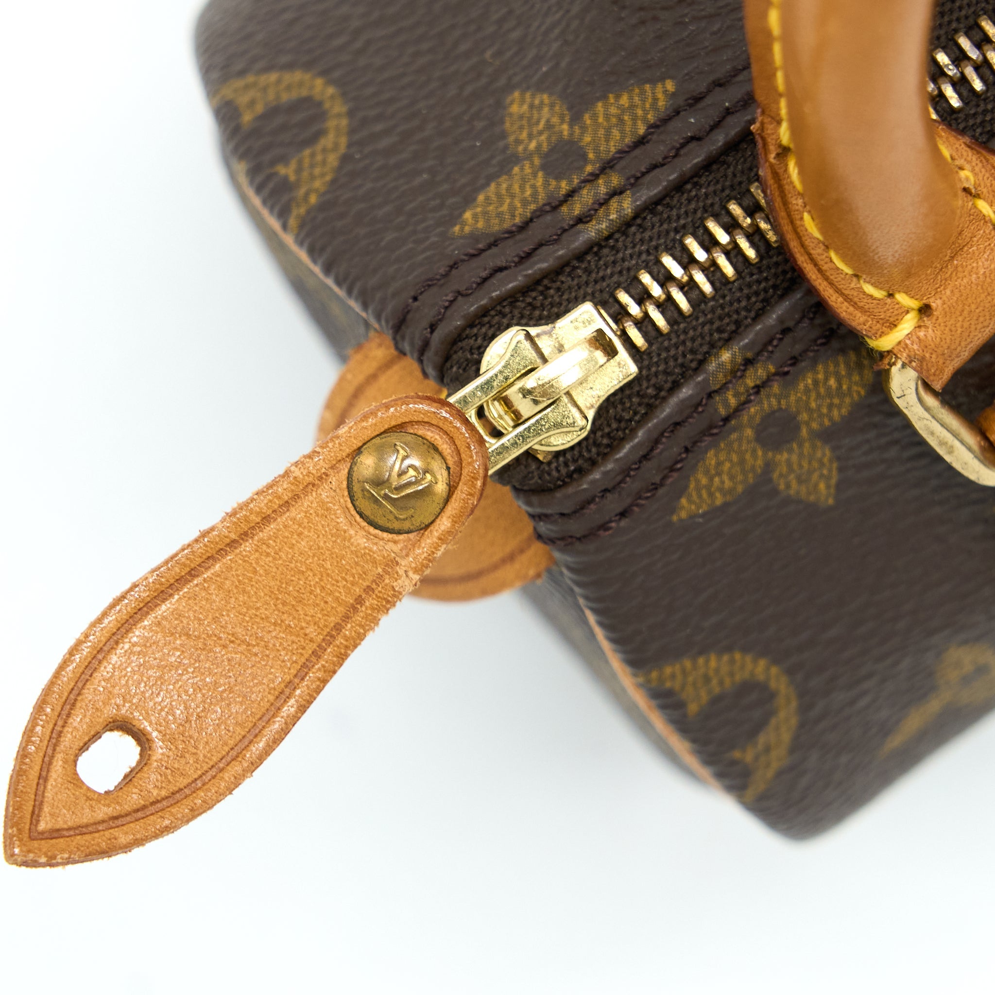 AAA Replica Louis Vuitton LV VINTAGE NANO SPEEDY MONOGRAM CANVAS GHW