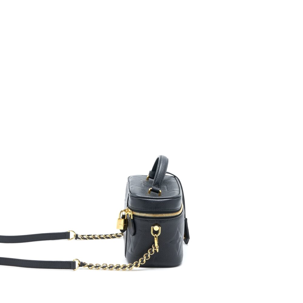 AAA Replica Louis Vuitton LV VANITY PM MONOGRAM EMPREINTE CALFSKIN BLACK GHW