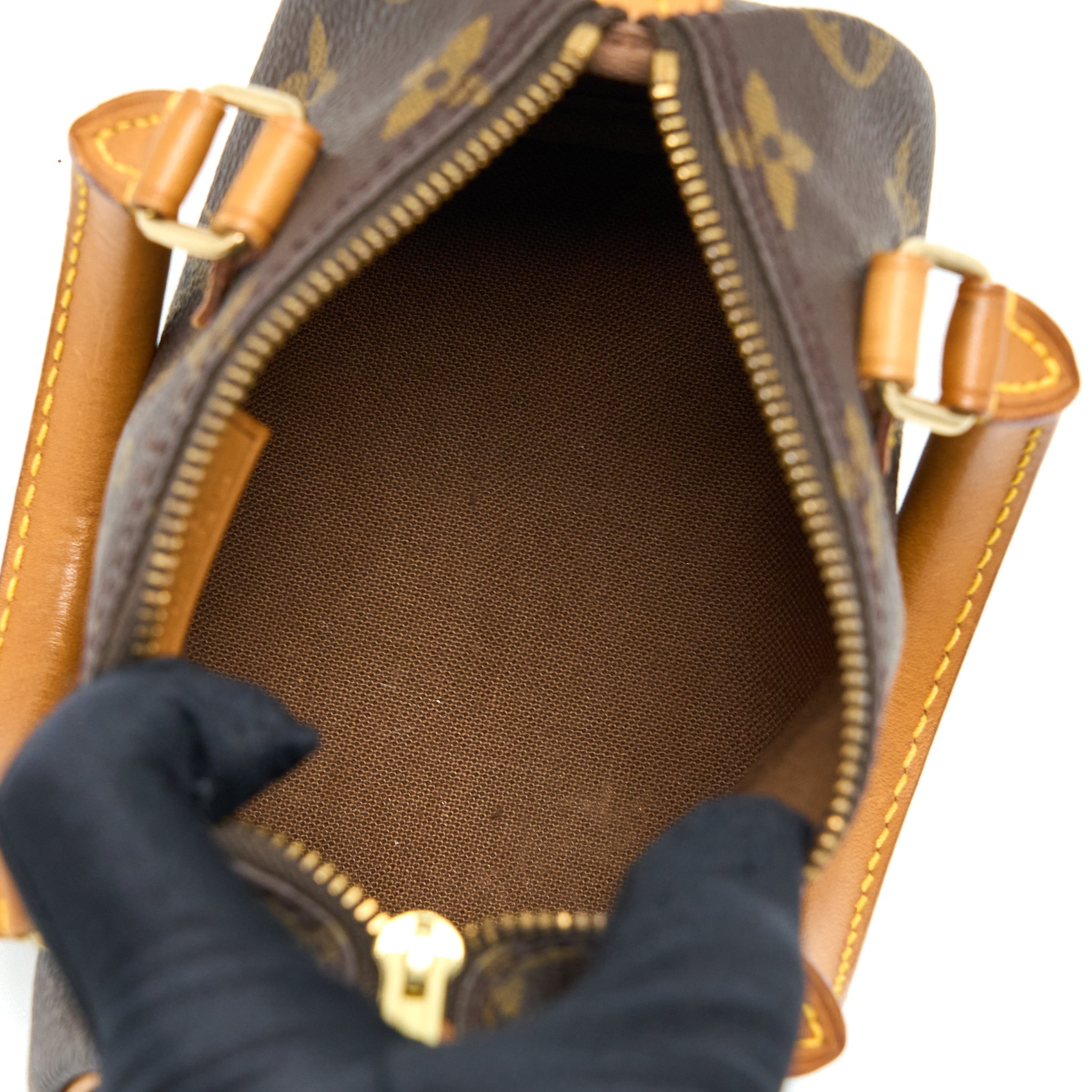 AAA Replica Louis Vuitton LV VINTAGE NANO SPEEDY MONOGRAM CANVAS GHW