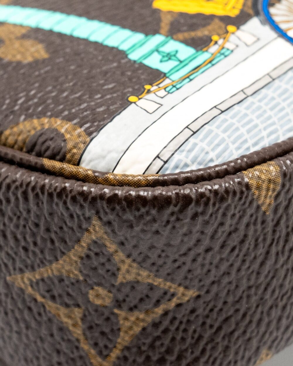 AAA Replica Louis Vuitton LV MINI POCHETTE HOLIDAY LIMITED PRINT MONOGRAM CANVAS GHW