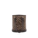 AAA Replica Louis Vuitton LV MARAIS DAMIER EBENE PETIT BUCKET BAG
