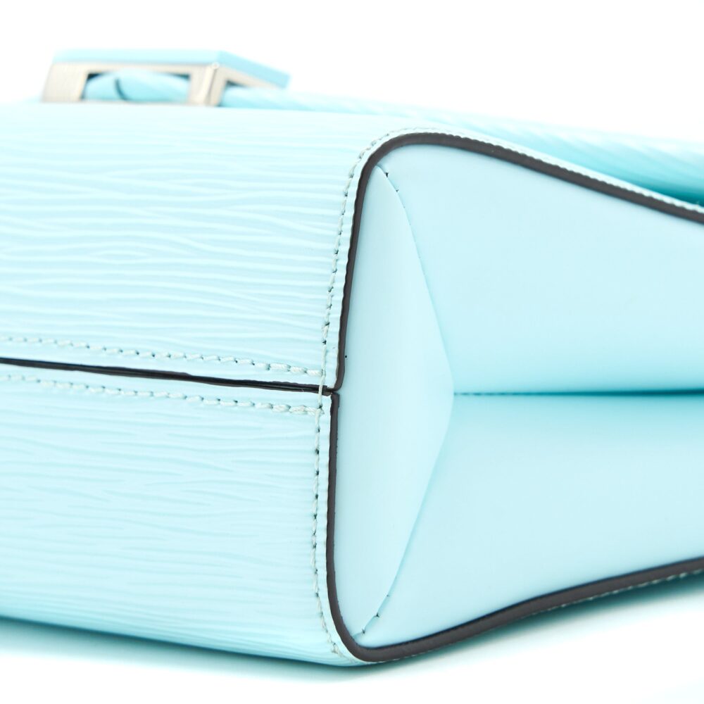 AAA Replica Louis Vuitton LV POCHETTE GRENELLE EPI LIGHT BLUE SHW