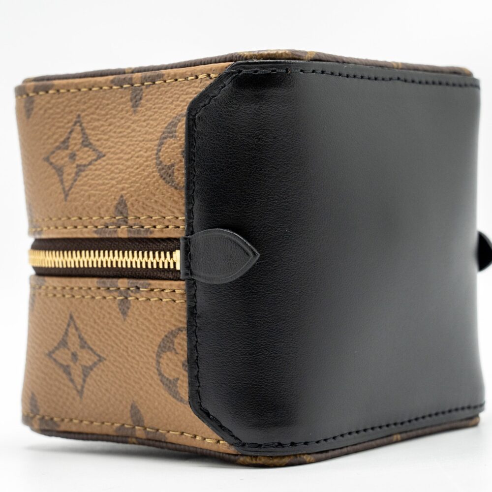 AAA Replica Louis Vuitton LV DICE BAG REVERSE MONOGRAM CANVAS / LEATHER GHW