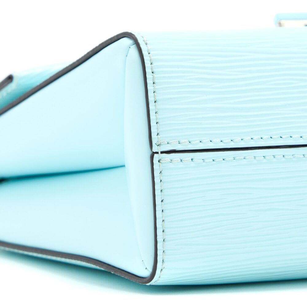AAA Replica Louis Vuitton LV POCHETTE GRENELLE EPI LIGHT BLUE SHW