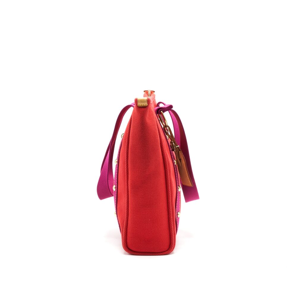 AAA Replica Louis Vuitton LV CANVAS TOTE BAG IN RED