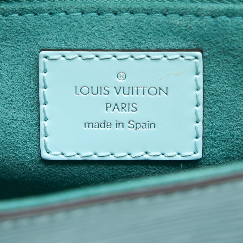 AAA Replica Louis Vuitton LV POCHETTE GRENELLE EPI LIGHT BLUE SHW