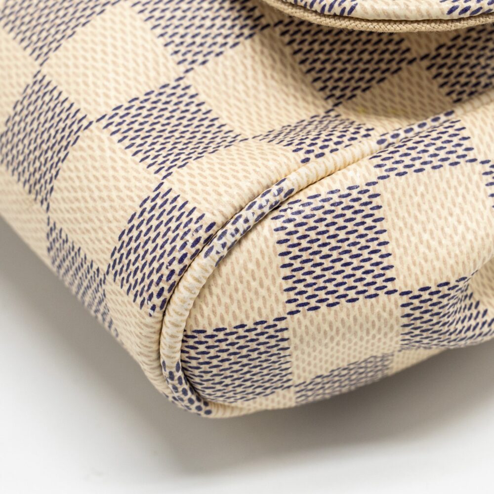 AAA Replica Louis Vuitton LV FAVORITE MM DAMIER AZUR CANVAS GHW
