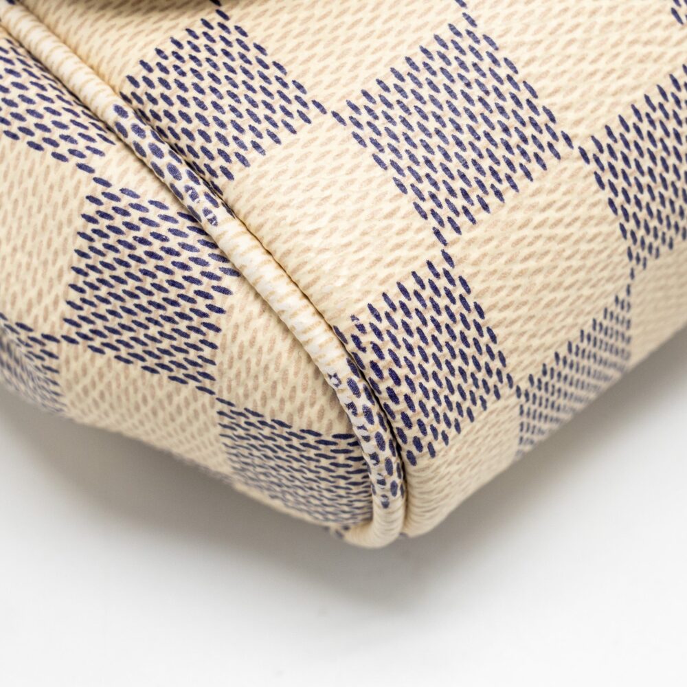 AAA Replica Louis Vuitton LV FAVORITE MM DAMIER AZUR CANVAS GHW