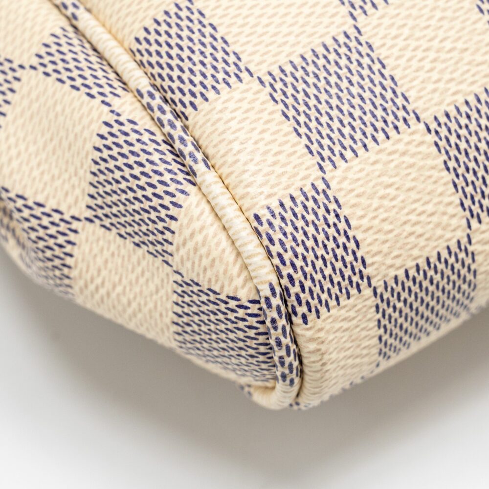 AAA Replica Louis Vuitton LV FAVORITE MM DAMIER AZUR CANVAS GHW