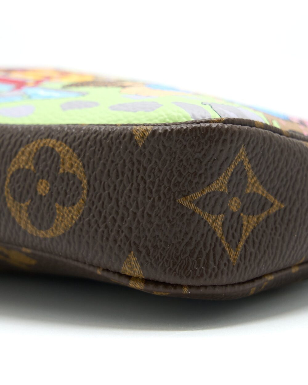 AAA Replica Louis Vuitton LV MINI POCHETTE LIMITED EDITION MONOGRAM CANVAS / PINK GHW