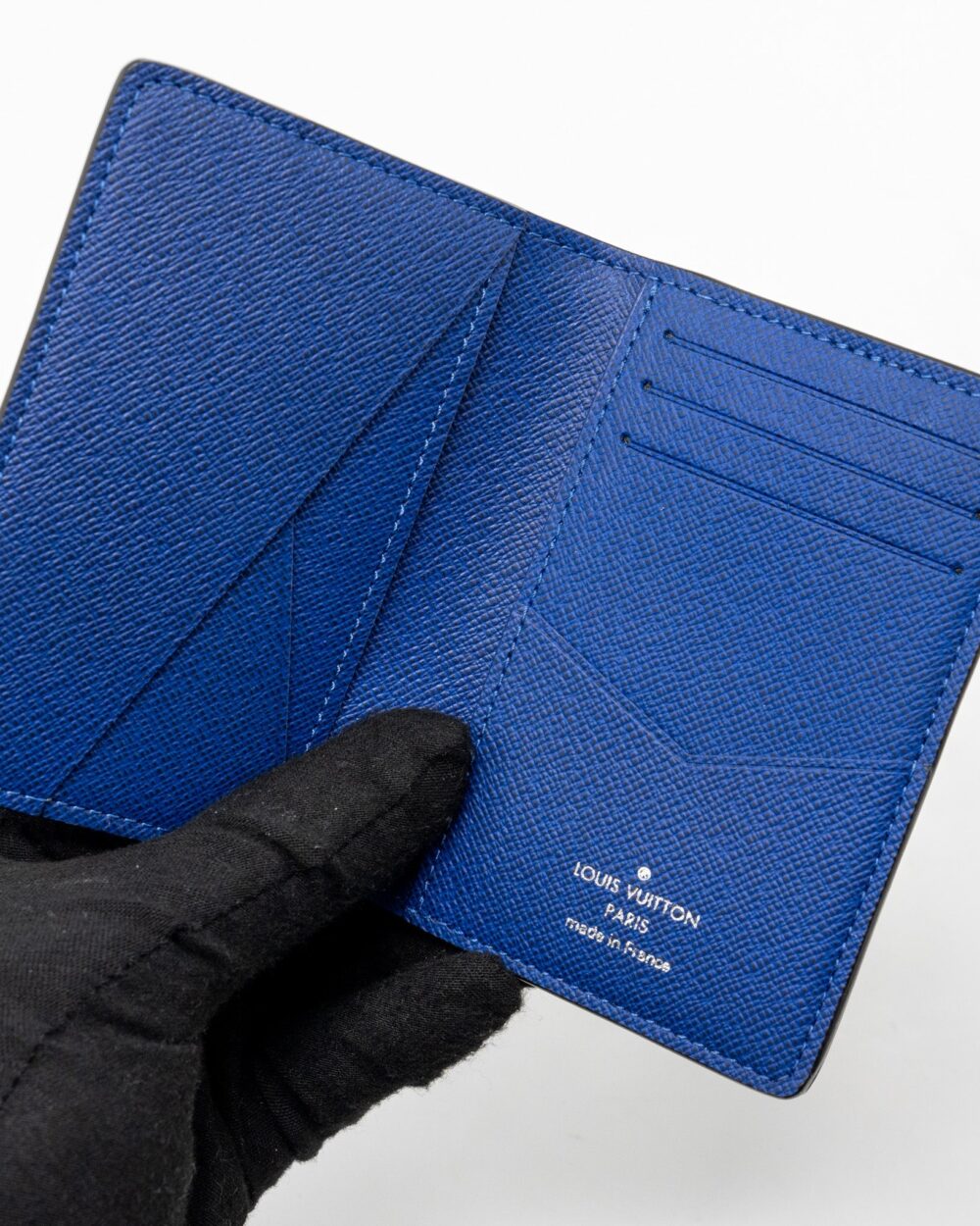 AAA Replica Louis Vuitton LV POCKET ORGANISER BLUE MONOGRAM CANVAS