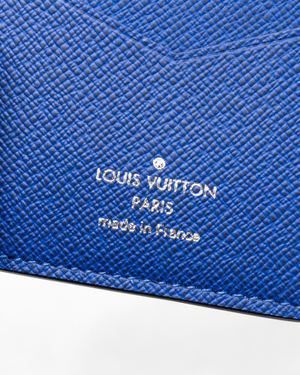 AAA Replica Louis Vuitton LV POCKET ORGANISER BLUE MONOGRAM CANVAS