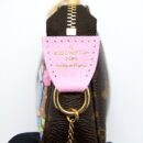AAA Replica Louis Vuitton LV MINI POCHETTE LIMITED EDITION MONOGRAM CANVAS / PINK GHW