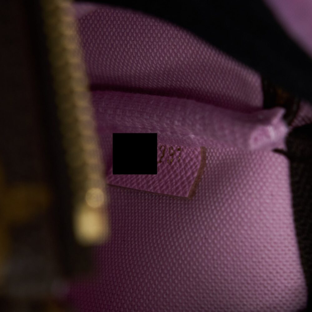 AAA Replica Louis Vuitton LV MINI POCHETTE LIMITED EDITION MONOGRAM CANVAS / PINK GHW