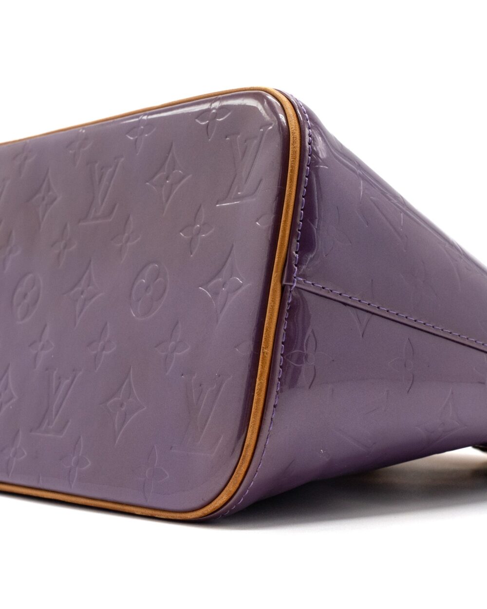 AAA Replica Louis Vuitton LV VINTAGE HOUSTON BAG PATENT PURPLE GHW