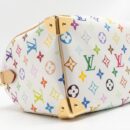 AAA Replica Louis Vuitton LV X TAKASHI MURAKAMI SPEEDY BANDOULIÈRE 25 MONOGRAM CANVAS WHITE/ MULTICOLOUR GHW