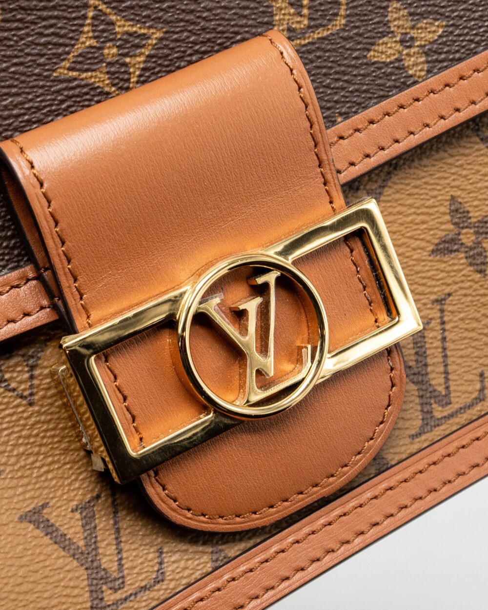 AAA Replica Louis Vuitton LV MINI DAUPHINE MONOGRAM CANVAS GHW