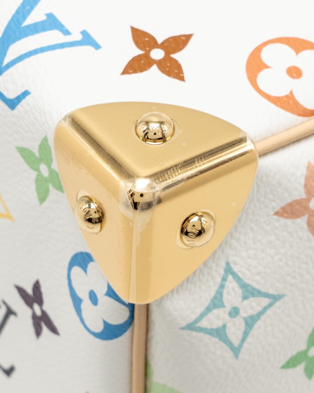 AAA Replica Louis Vuitton LV X TAKASHI MURAKAMI SPEEDY BANDOULIÈRE 25 MONOGRAM CANVAS WHITE/ MULTICOLOUR GHW