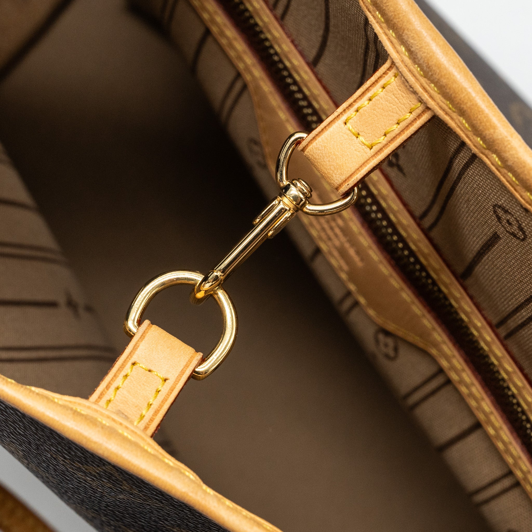 AAA Replica Louis Vuitton LV LOUIS VUTTION NEVERFULL MM MONOGRAM CANVAS GHW