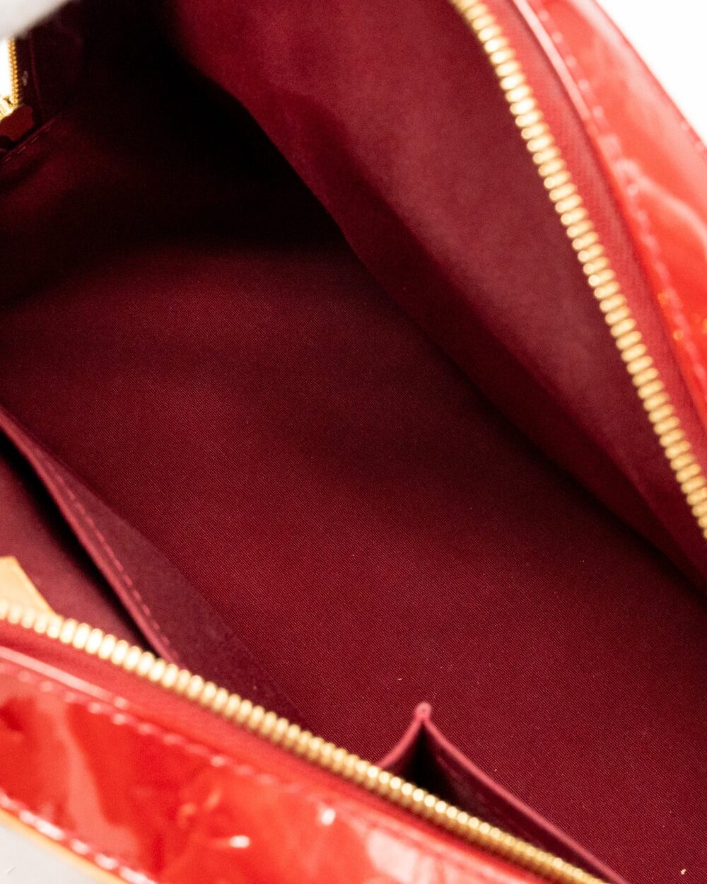 AAA Replica Louis Vuitton LV TROUVILLE PATENT LEATHER RED GHW