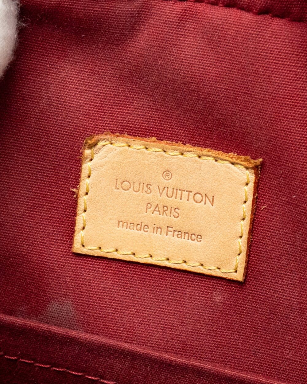 AAA Replica Louis Vuitton LV TROUVILLE PATENT LEATHER RED GHW
