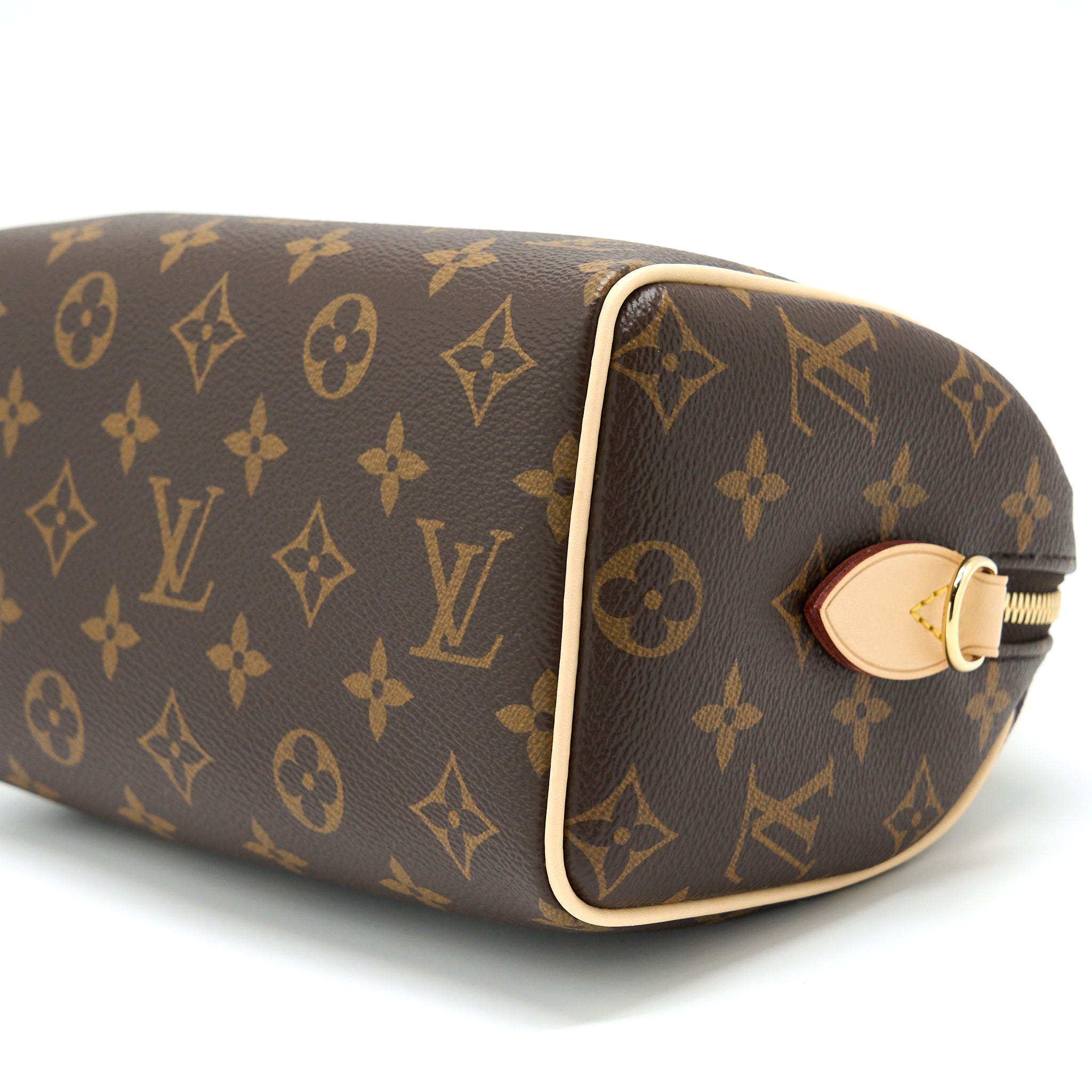 AAA Replica Louis Vuitton LV SPEEDY BANDOULIERE 20 MONOGRAM CANVAS/BLACK MULTICOLOUR STRAP