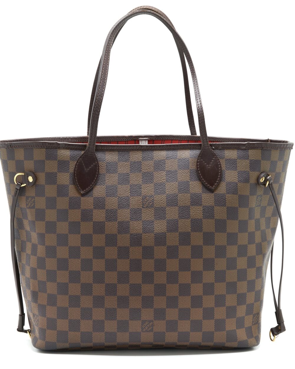 AAA Replica Louis Vuitton LV NEVERFULL MM DAMIER EBENE
