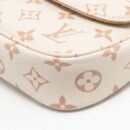 AAA Replica Louis Vuitton LV IVY WALLET ON CHAIN MONOGRAM DUNE CANVAS BEIGE/CREAM GHW