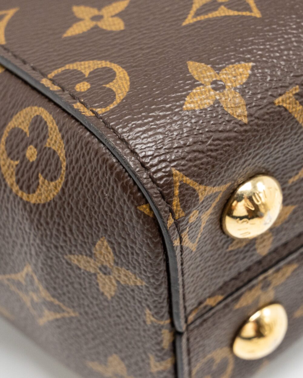 AAA Replica Louis Vuitton LV CLUNY BB MONOGRAM CANVAS WITH PINK STRAP GHW