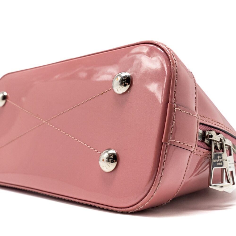 AAA Replica Louis Vuitton LV ALMA BB VERNIS PATENT ROSE BLUSH SHW