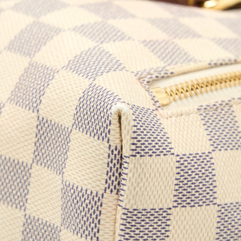AAA Replica Louis Vuitton LV SPERONE BB BACKPACK DAMIER AZUR GHW