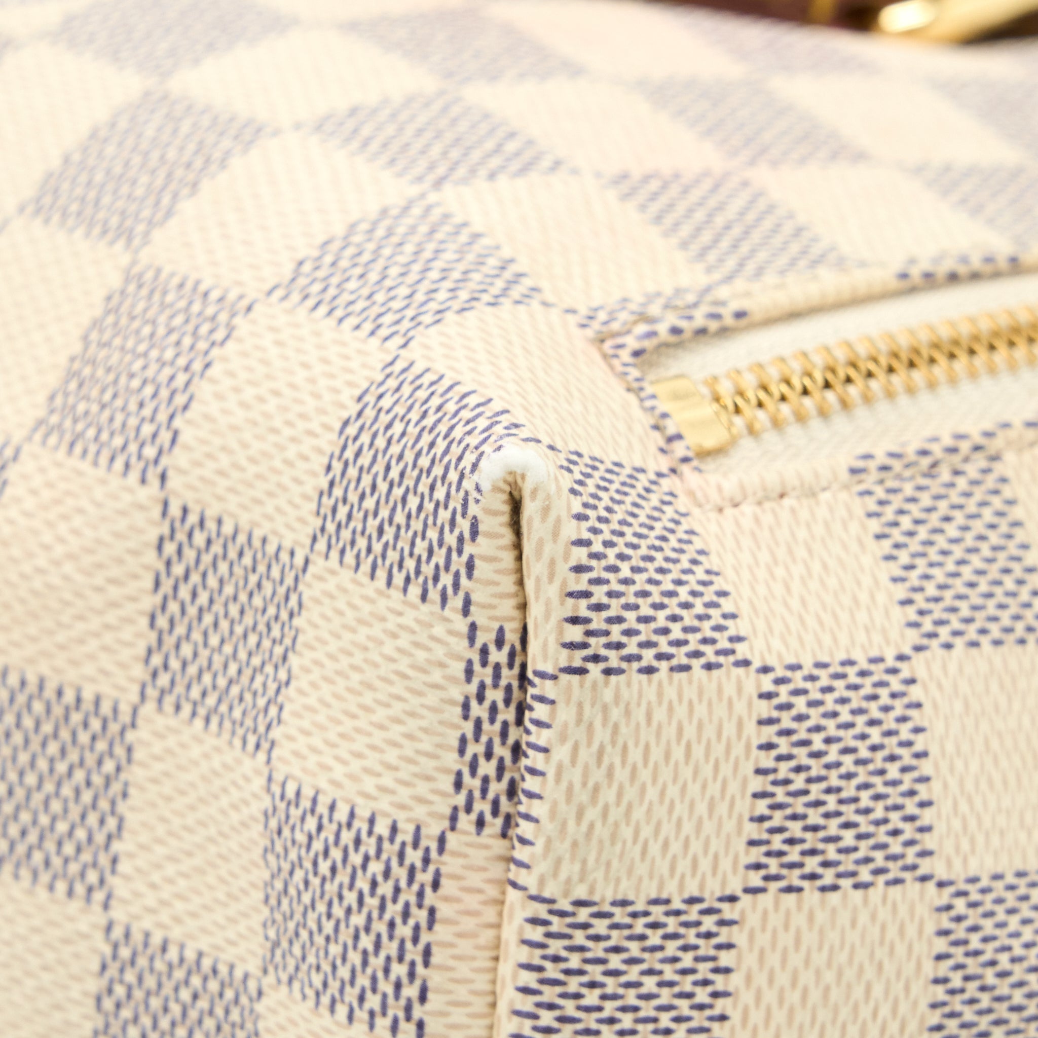 AAA Replica Louis Vuitton LV SPERONE BB BACKPACK DAMIER AZUR GHW