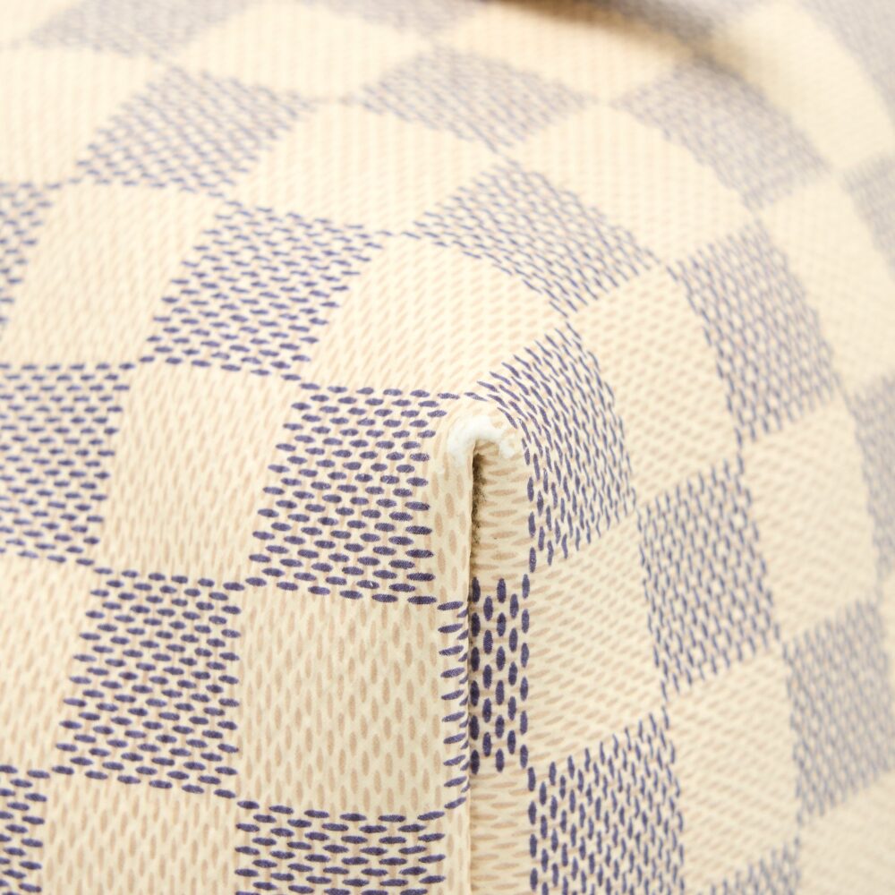 AAA Replica Louis Vuitton LV SPERONE BB BACKPACK DAMIER AZUR GHW