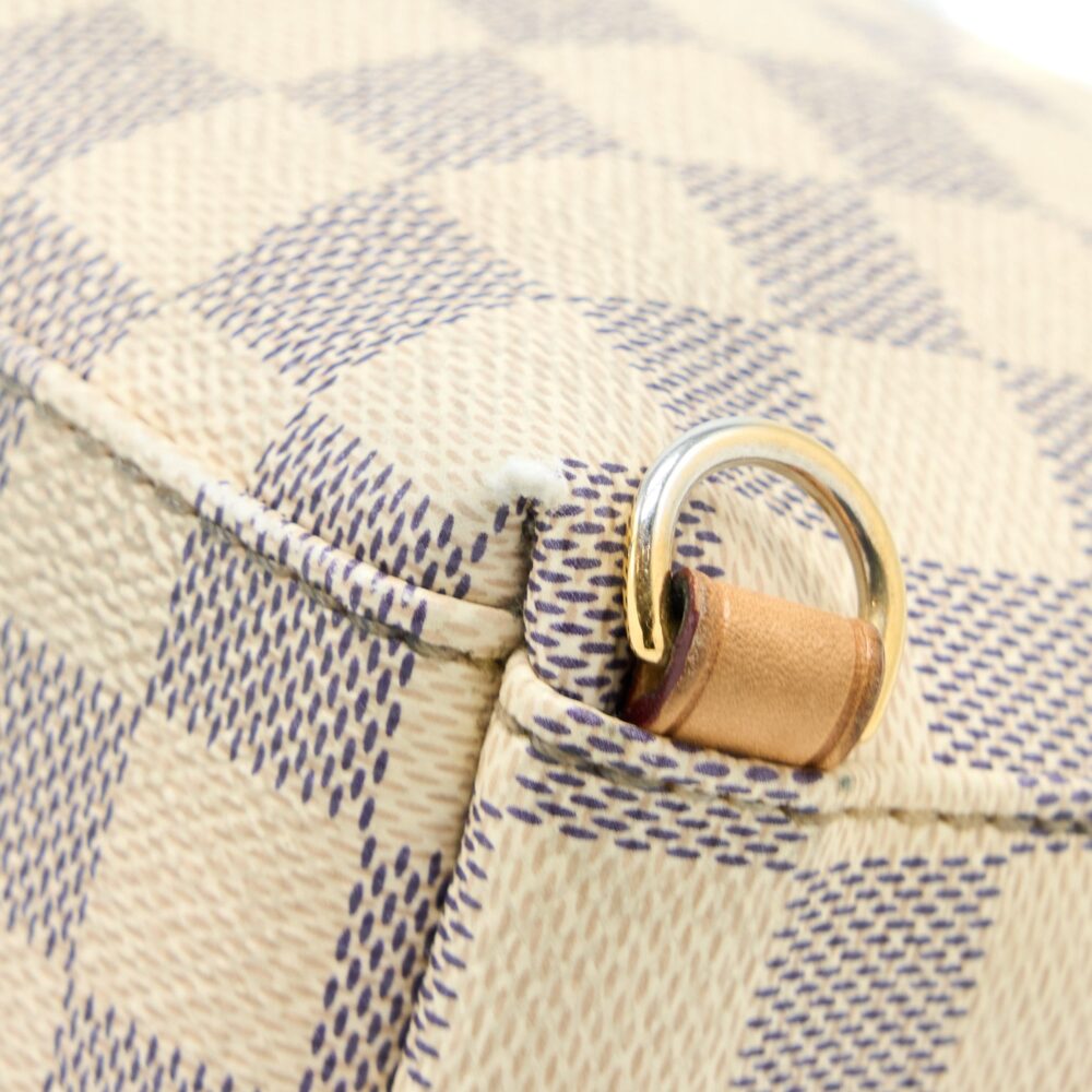 AAA Replica Louis Vuitton LV SPERONE BB BACKPACK DAMIER AZUR GHW