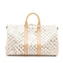 AAA Replica Louis Vuitton LV KEEPALL BANDOULIERE 55 DAMIER AZUR CANVAS GHW