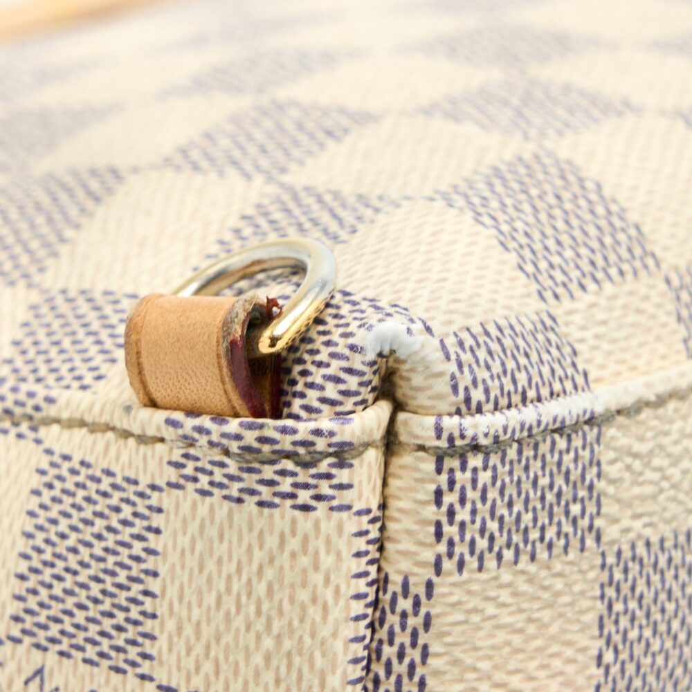 AAA Replica Louis Vuitton LV SPERONE BB BACKPACK DAMIER AZUR GHW
