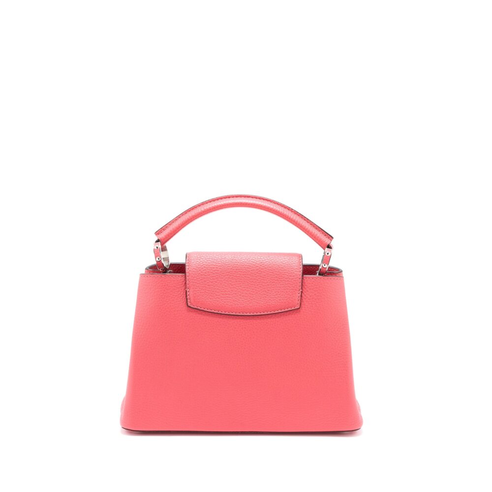 AAA Replica Louis Vuitton LV CAPUCINES BB TAURILLON PINK SHW