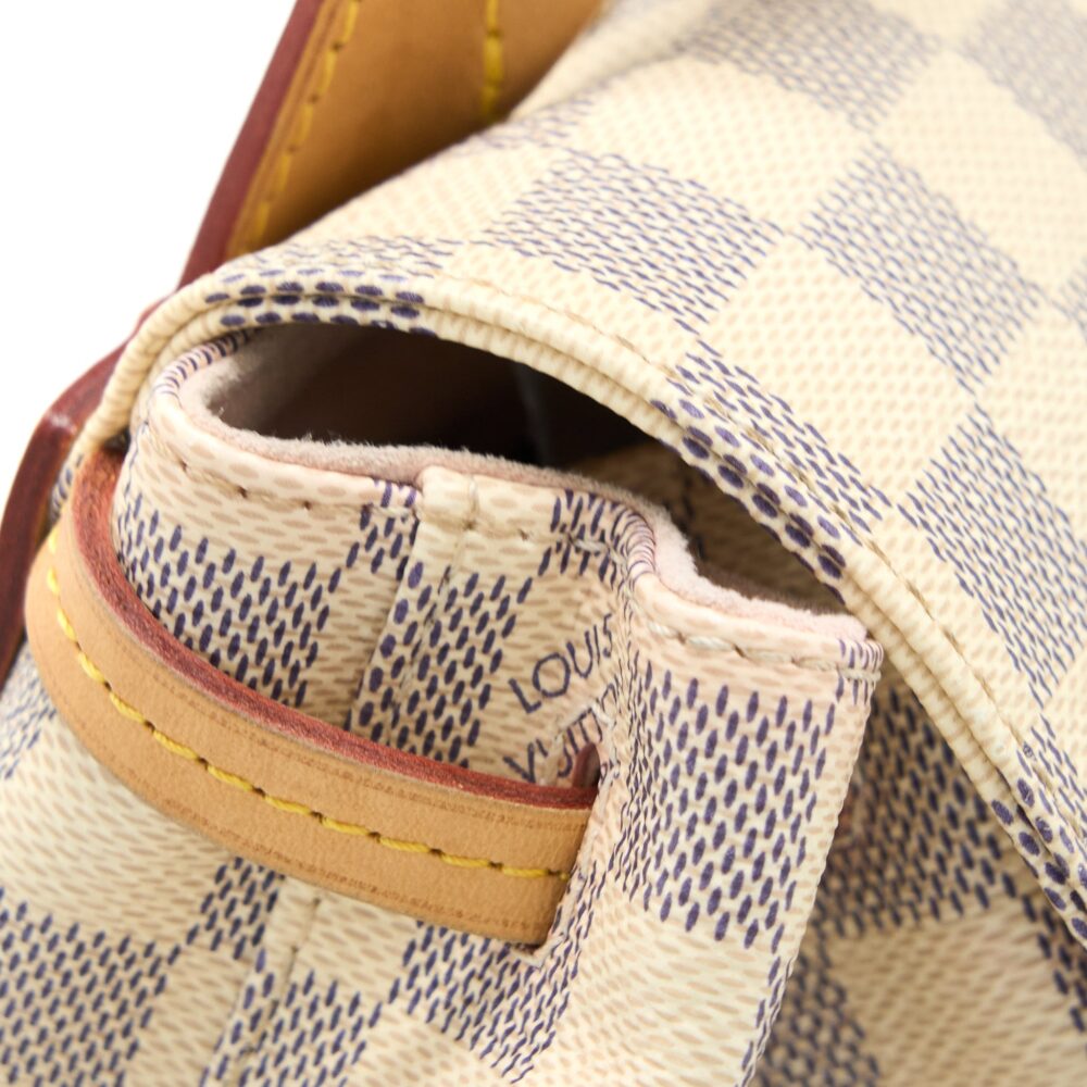 AAA Replica Louis Vuitton LV SPERONE BB BACKPACK DAMIER AZUR GHW